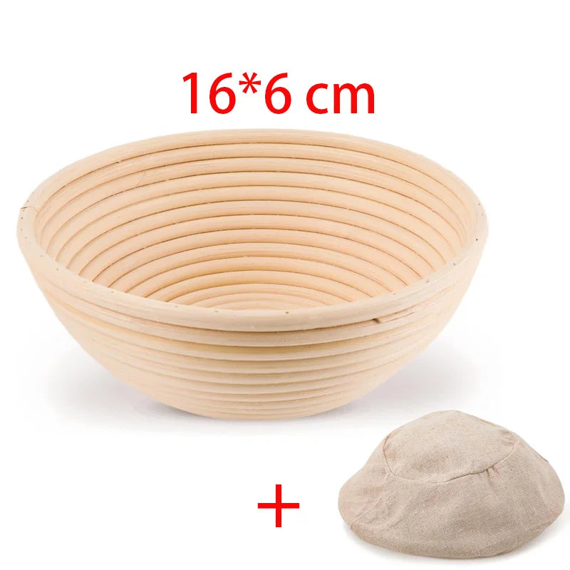 Handmade natural rattan bread proofing basket for sourdough fermentation - vue 17 sur 21