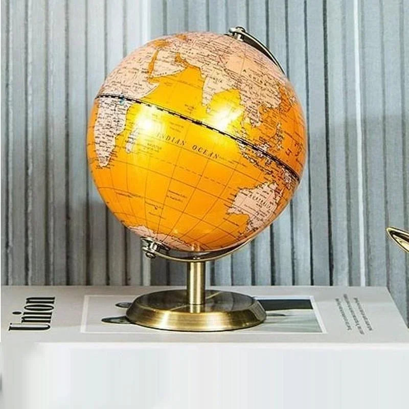 rotating globe creative European style craft decoration for office - vue 4 sur 11