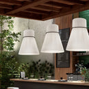 Modern fabric pendant light for decorative indoor lighting