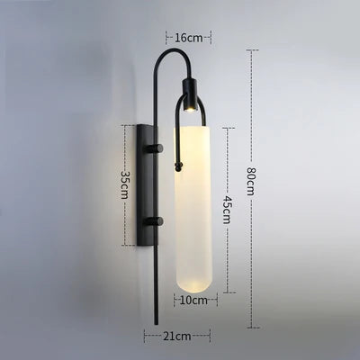 Postmodern LED wall light indoor decorative fixture