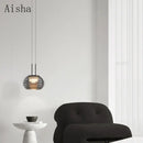 Modern glass pendant light for an elegant interior