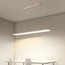 Modern nordic simple rectangular LED chandelier for bar