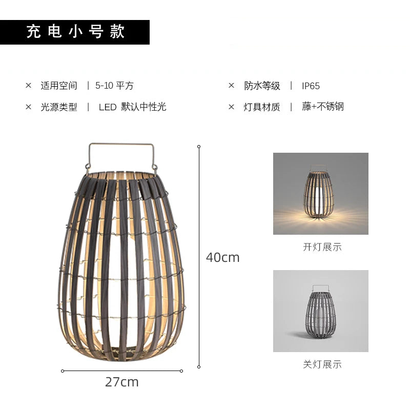 Decorative solar floor lamp for garden and outdoor use - vue 11 sur 13