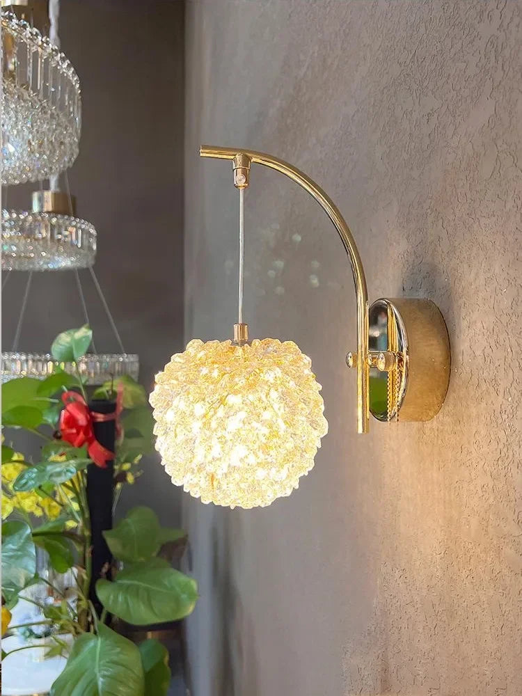 Modern crystal wall light for stylish interiors