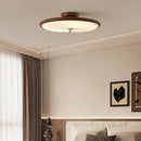 Minimalist medieval bronze ceiling light for study
