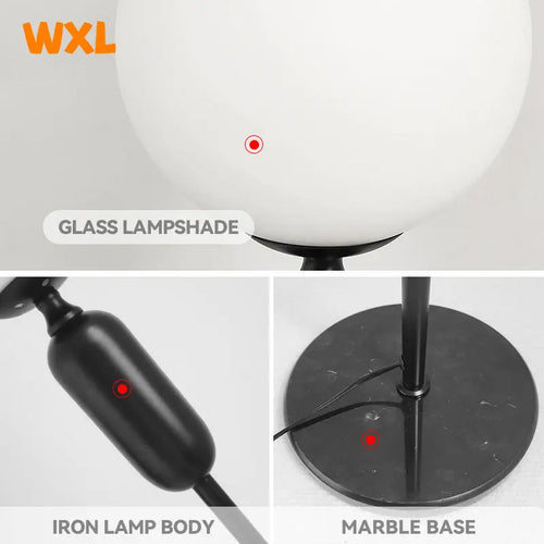 Scandinavian led floor lamp for modern indoor lighting - vue 5 sur 8
