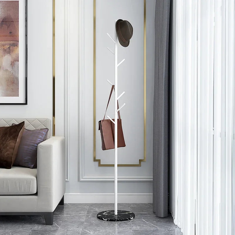 floor-standing coat rack for clothes and bags, versatile - vue 15 sur 17