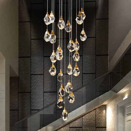 Modern crystal chandelier Winfordo for exhibition hall - vue 5 sur 13