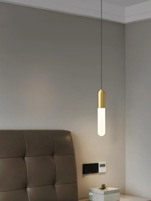 Minimalist creative copper chandelier for Nordic decor - vue 2 sur 8