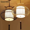 Chinese style LED pendant light for modern interior decoration