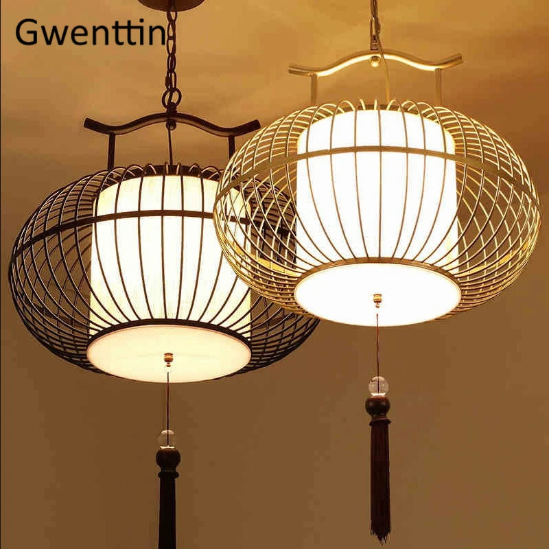 Chinese style LED pendant light for modern interior decoration