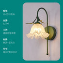 Mediterranean style glass wall light for indoor lighting