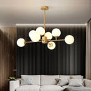 Nordic glass chandelier modern pendant light for interior decor