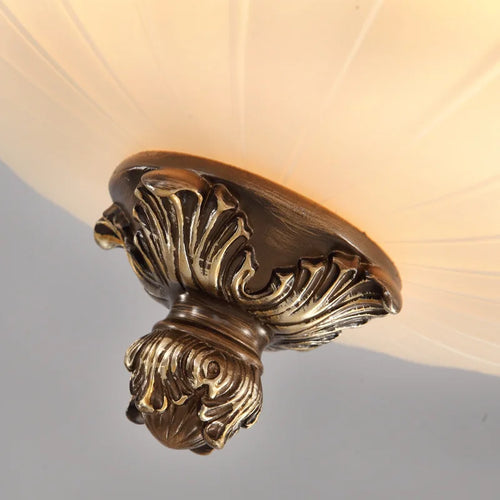 Retro industrial resin ceiling light for indoor lighting - vue 3 sur 8