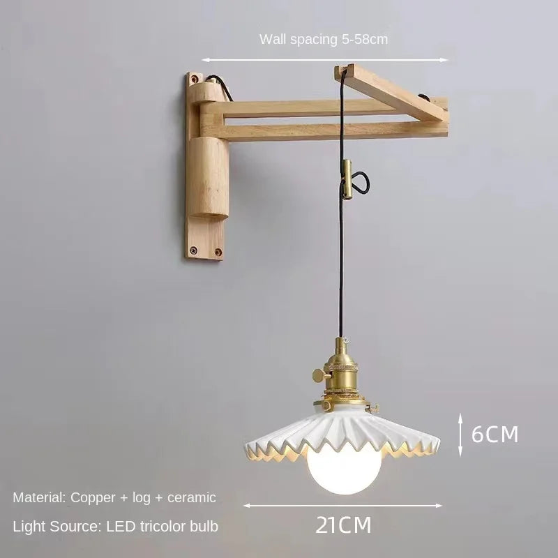 Elegant extendable copper wall light for multiple spaces - vue 13 sur 23