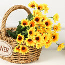 Artificial sunflower bouquet for indoor and outdoor decoration