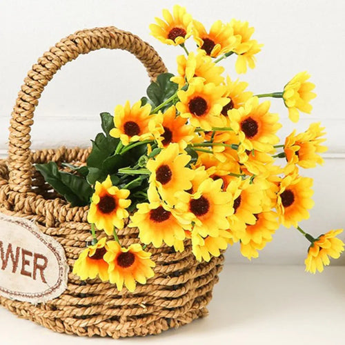 Artificial sunflower bouquet for indoor and outdoor decoration - vue 2 sur 10