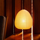 Japanese style rice paper tripod table lamp, creative desk lamp for living room, study, or bedroom, E27