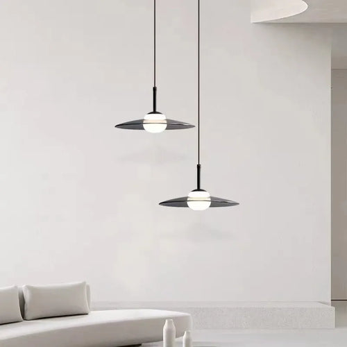Multi-head glass pendant light for modern interiors - vue 6 sur 23