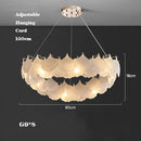 Minimalist retro glass chandelier for interior decoration