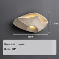 Premium creative cement wall light