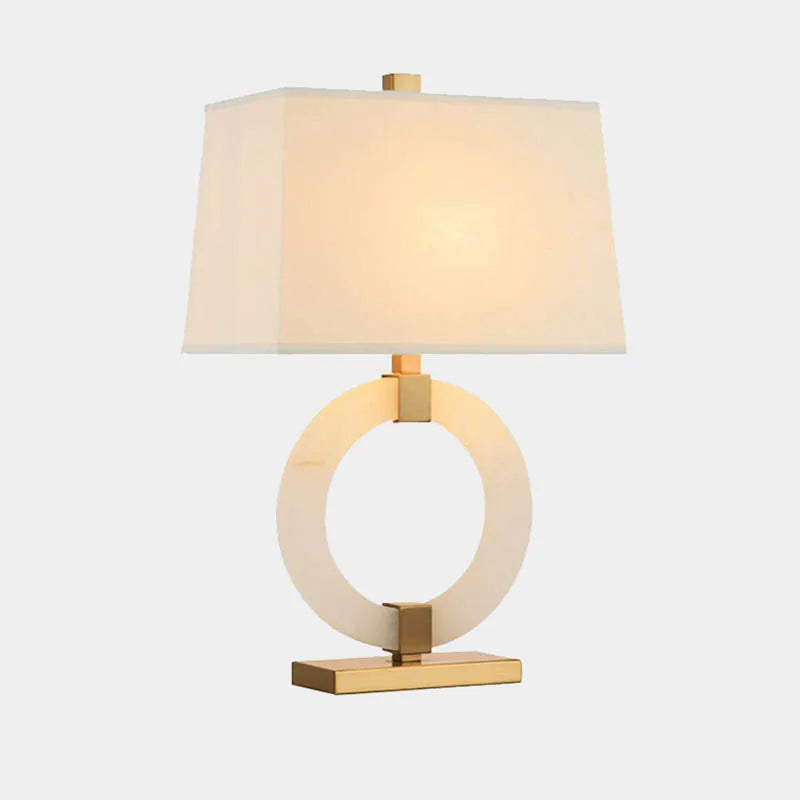 Retro fabric table lamp for interior decoration