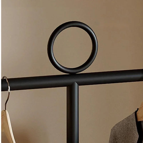 lightweight luxury hangers with marble base and hanging rack - vue 3 sur 8