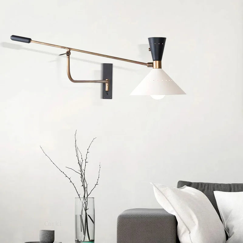 American long arm wall light