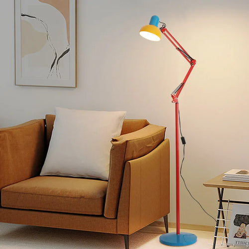 Enhanced mechanical grow floor lamp with long telescopic arm - vue 2 sur 13