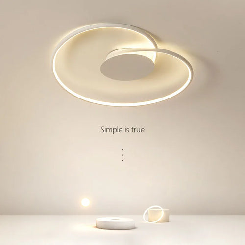 Modern simple LED ceiling light - vue 2 sur 10