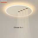 Minimalist round LED dimmable ceiling light for indoor use