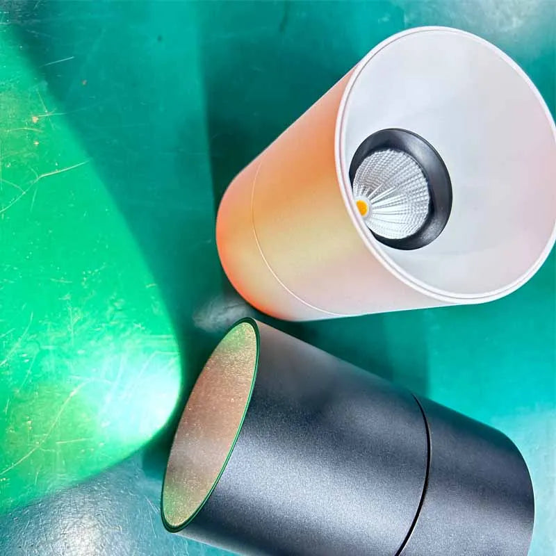 355-degree rotating spotlight with adjustable folding strip for indoor directional lighting