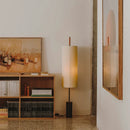 Fabric LED floor lamp wabi sabi modern decor
