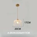 Elegant floral design vintage LED crystal chandelier