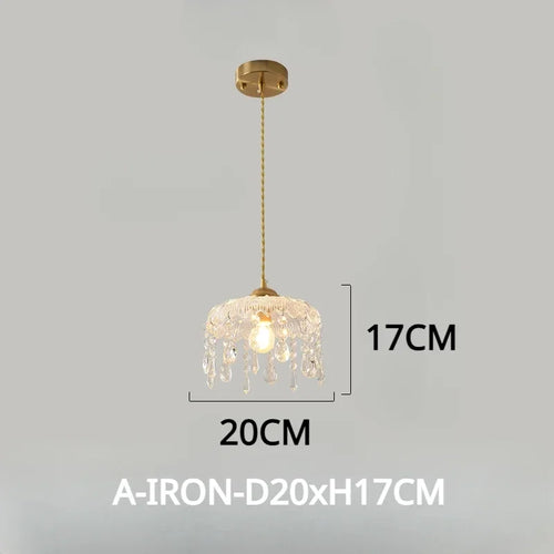 Elegant floral design vintage LED crystal chandelier - vue 15 sur 14