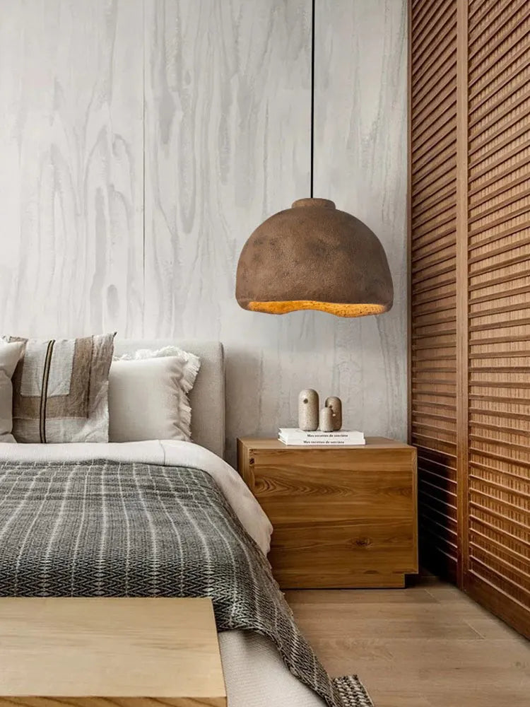 Modern nordic wabi-sabi chandelier - vue 6 sur 16