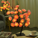 Nordic crystal LED cherry blossom table lamp night light