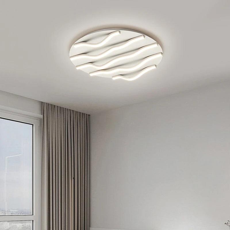 Modern minimalist ceiling light for on-trend interior decor 2024 - vue 6 sur 8