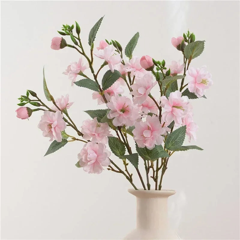 Artificial silk rose bouquet for interior decoration