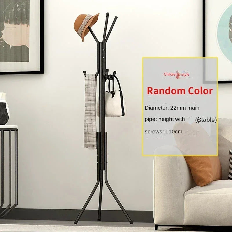 metal coat rack with 9 hooks for clothes and accessories
