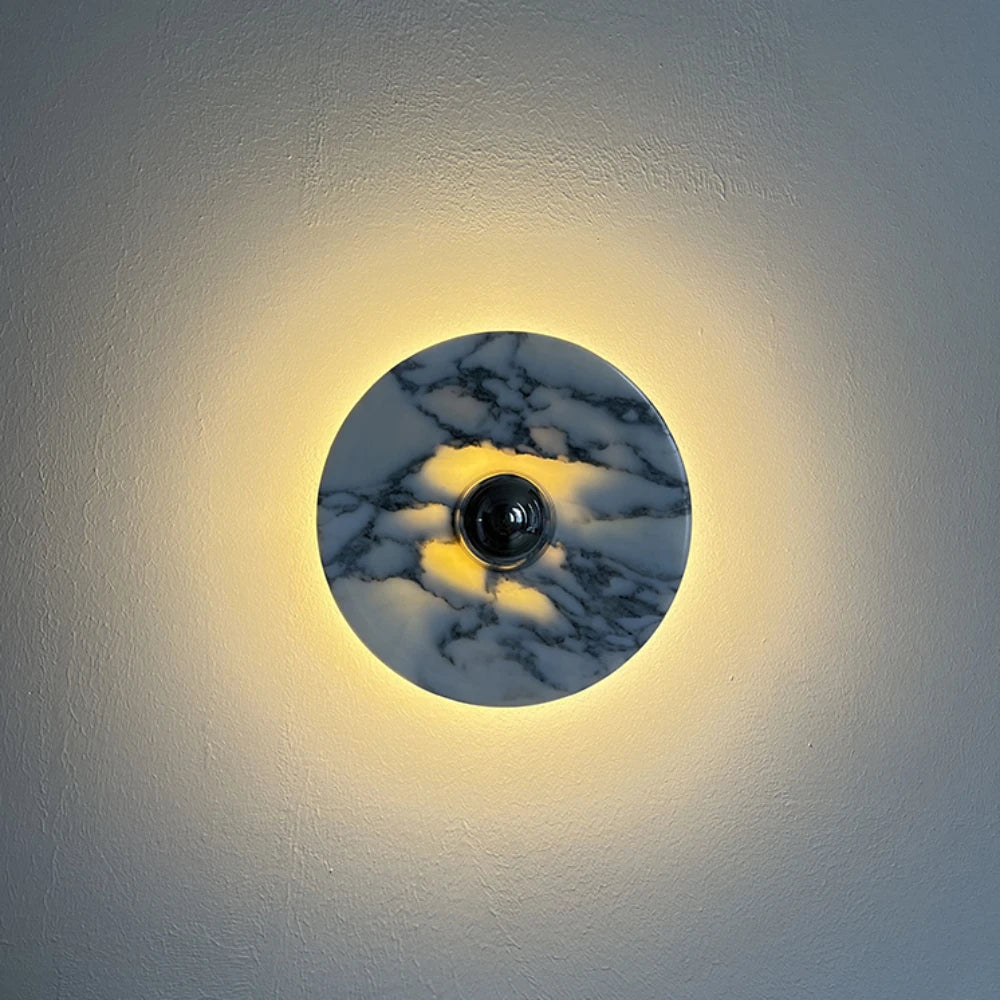 Marble LED wall light for elegant interior decoration