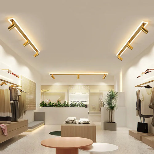 Modern LED chandelier for a stylish and contemporary interior - vue 2 sur 15