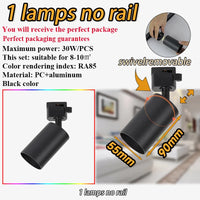 Dimmable track lighting kit for interior decoration