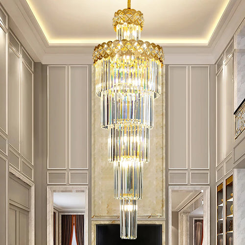 Modern crystal chandelier for elegant interiors - vue 4 sur 12