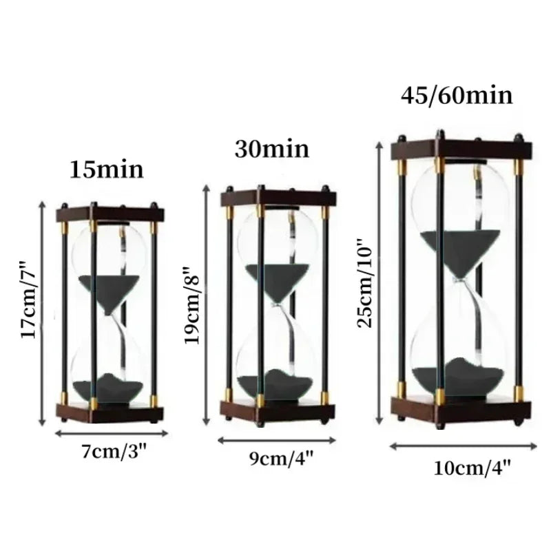 Elegant retro hourglass for decoration and relaxation - vue 16 sur 16
