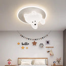 Cute bear and cloud-shaped children's ceiling lights