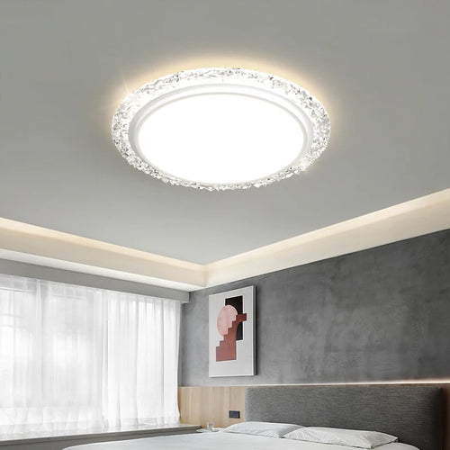 Modern crystal chandelier for elegant lighting - vue 4 sur 22