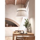 Japanese fabric chandelier for restaurants and bars