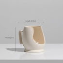 modern ceramic vase for dried flowers interior decoration