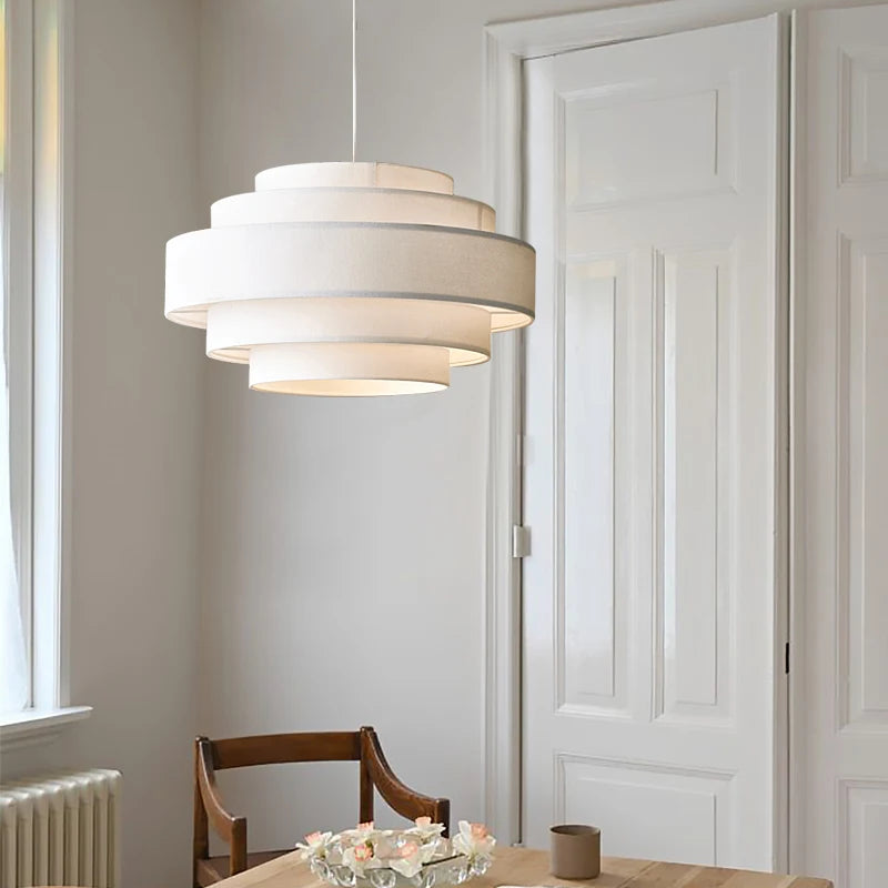 Creative fabric chandelier for bespoke minimalist lighting